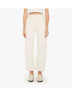 Mother The Lil Half Pipe Ankle Jeans Wide Leg Contemporary Old Money Womens 30P